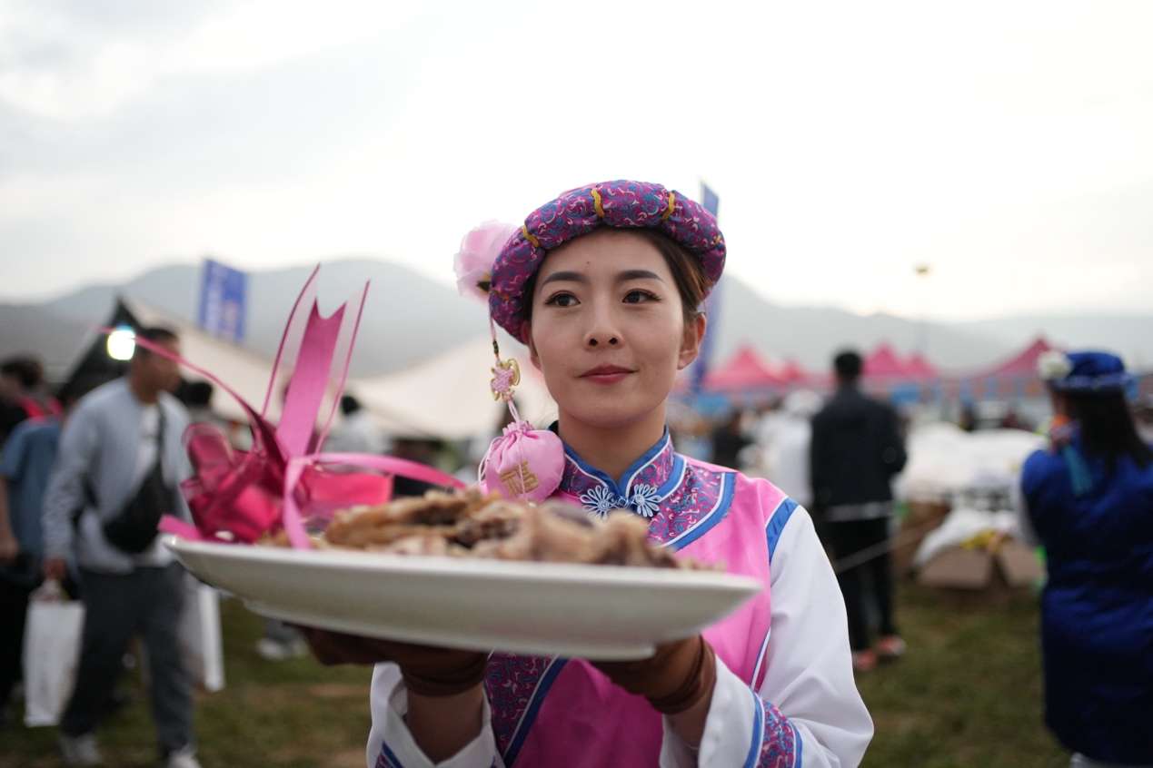 甘肃东乡县:向阳花文化旅游美食节开幕(图2)